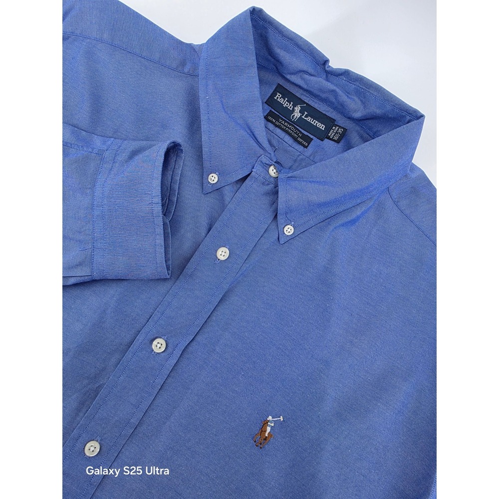 Ralph Lauren Blue Button-Down Dress Shirt